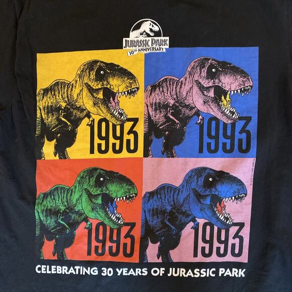 Jurassic Park 30th Anniversary Shirt Size Large T-Rex USC LLC And Amblin - Picture 2 of 7